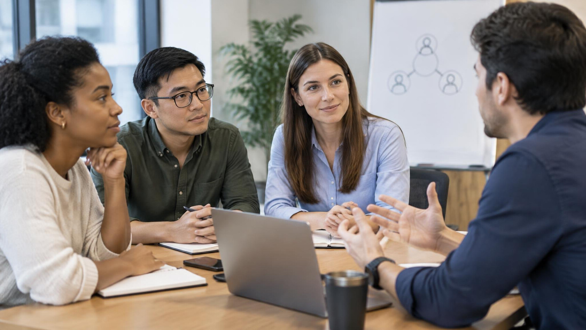 group discussion in meeting